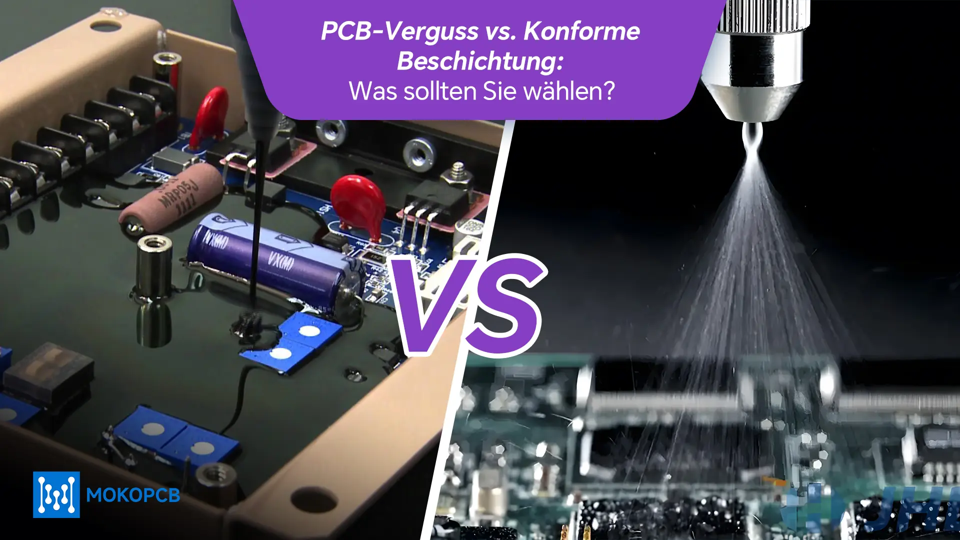 PCB-Verguss vs. Konforme Beschichtung Was sollten Sie wählen-Blog-Banner