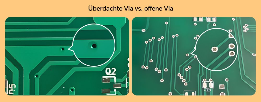 Überdachte Via vs. offene Via